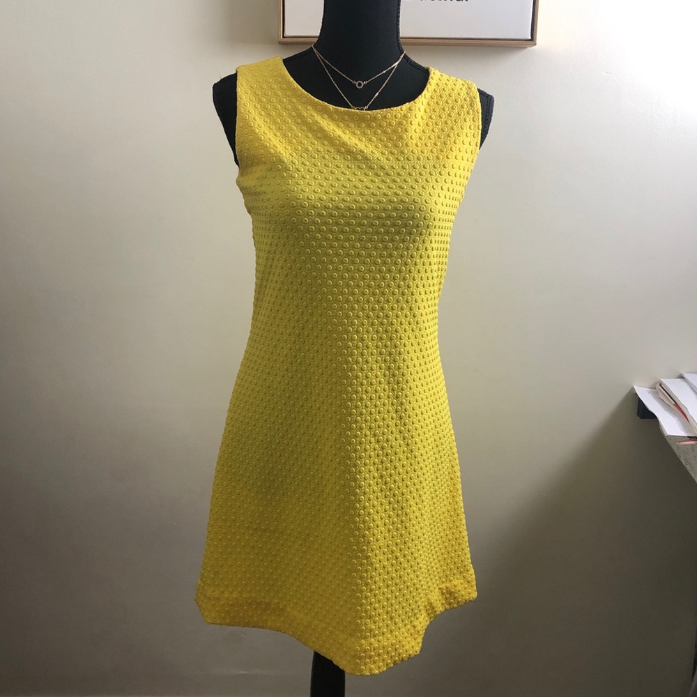 Yellow Mini Dress